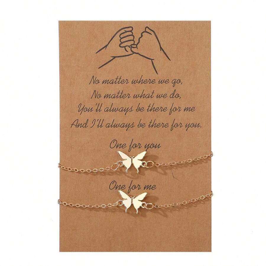 BFF Armband Vlinder